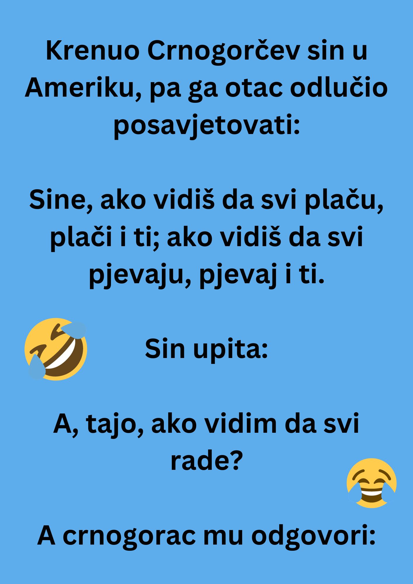 VIC DANA: Krenuo Crnogorčev sin u Ameriku