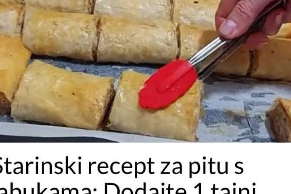 Starinski recept za pitu s jabukama: Dodajte 1 tajni sastojak i nikad neće biti gnjecava