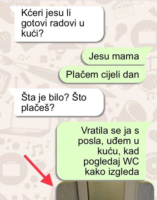 MAJSTORI MI RADILI WC, KAD SAM SE VRATILA S POSLA DOČEKALO ME OVO: Pogledajte šta im je muž naredio, nisam mogla doći sebi! (FOTO)