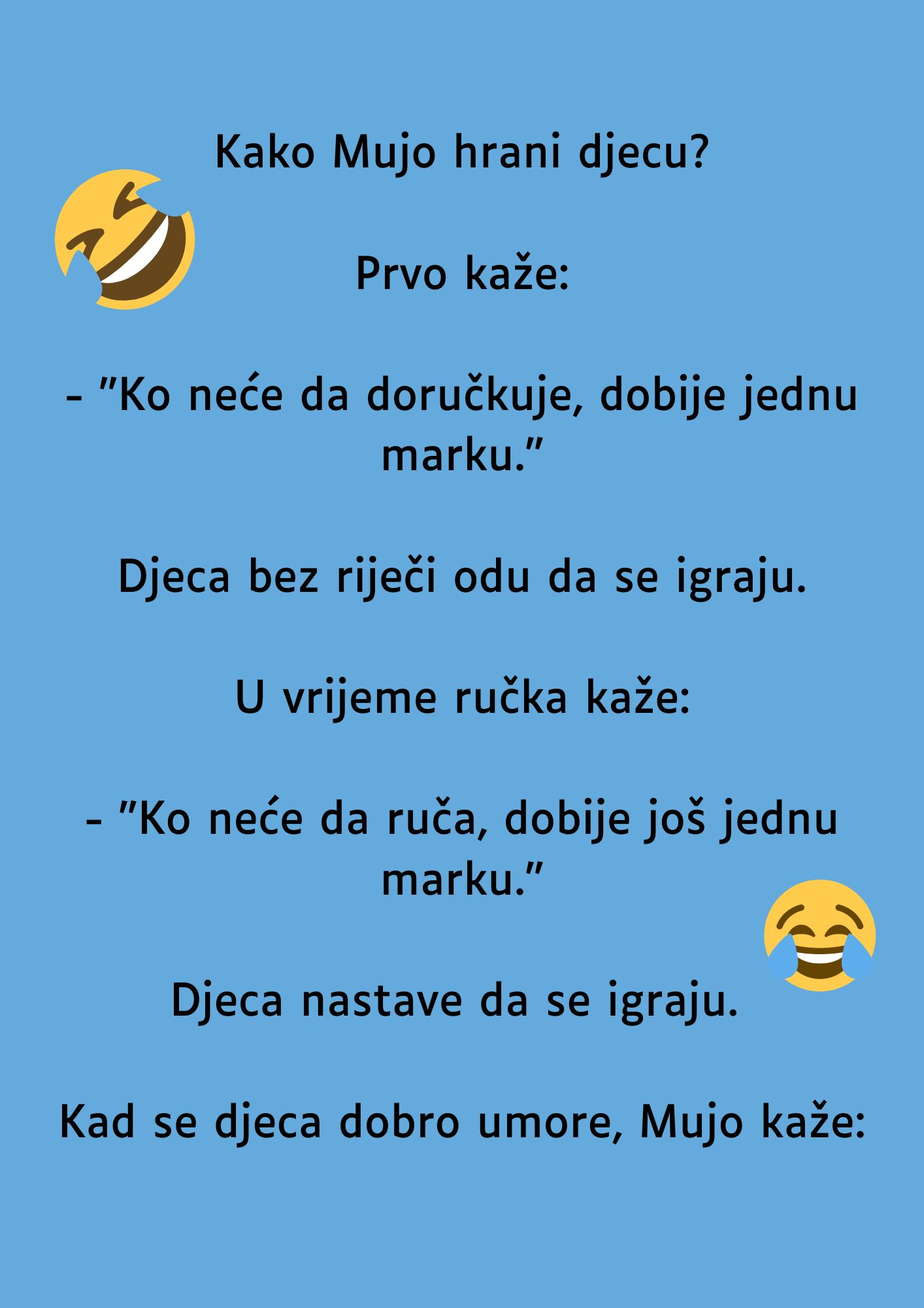 VIC: Kako Mujo hrani djecu
