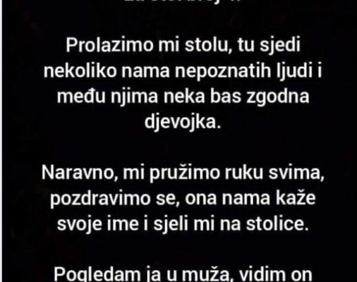 “Otišla sa mužem na svadbu i doživjela pravi ŠOK- Malo je reći da mi je noć upropastio”