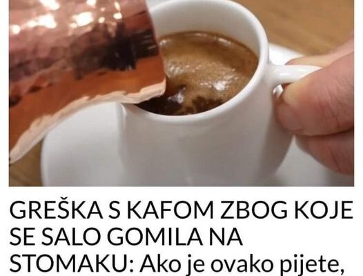 GREŠKA S KAFOM ZBOG KOJE SE SALO GOMILA NA STOMAKU: Ako je ovako pijete, NE GINU vam masne naslage oko struka!