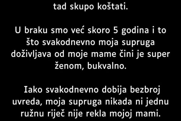 “Vjenčao sam se protiv volje mojih roditelja…”