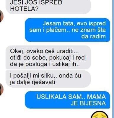 KĆERKA MI JE JAVILA DA ME MOJA ŽENA VARA, ZAMOLIO SAM JE DA JE USLIKA U HOTELU: Kad mi je poslala sliku SKORO SAM SE SRUŠIO, oblio me hladan znoj