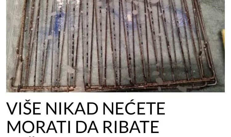 VIŠE NIKAD NEĆETE MORATI DA RIBATE REŠETKE IZ RERNE: Uradite ovo i gledajte kako prljavština sama spada! (FOTO)