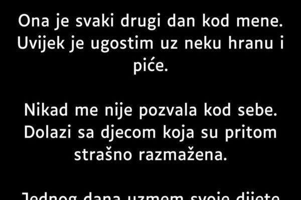 “Moja prijateljica živi u kući od 400 kvadrata, ja u stanu od 56 kvadrata…”