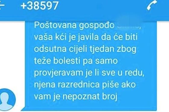 Mama je primila poruku razrednice zbog kćerkinih izostanaka iz škole: Njezin odgovor je TEŠKI HIT