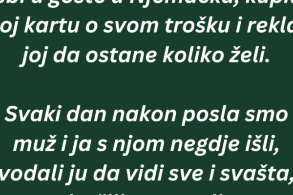 “Moja bivša najbolja prijateljica je izgubila posao”