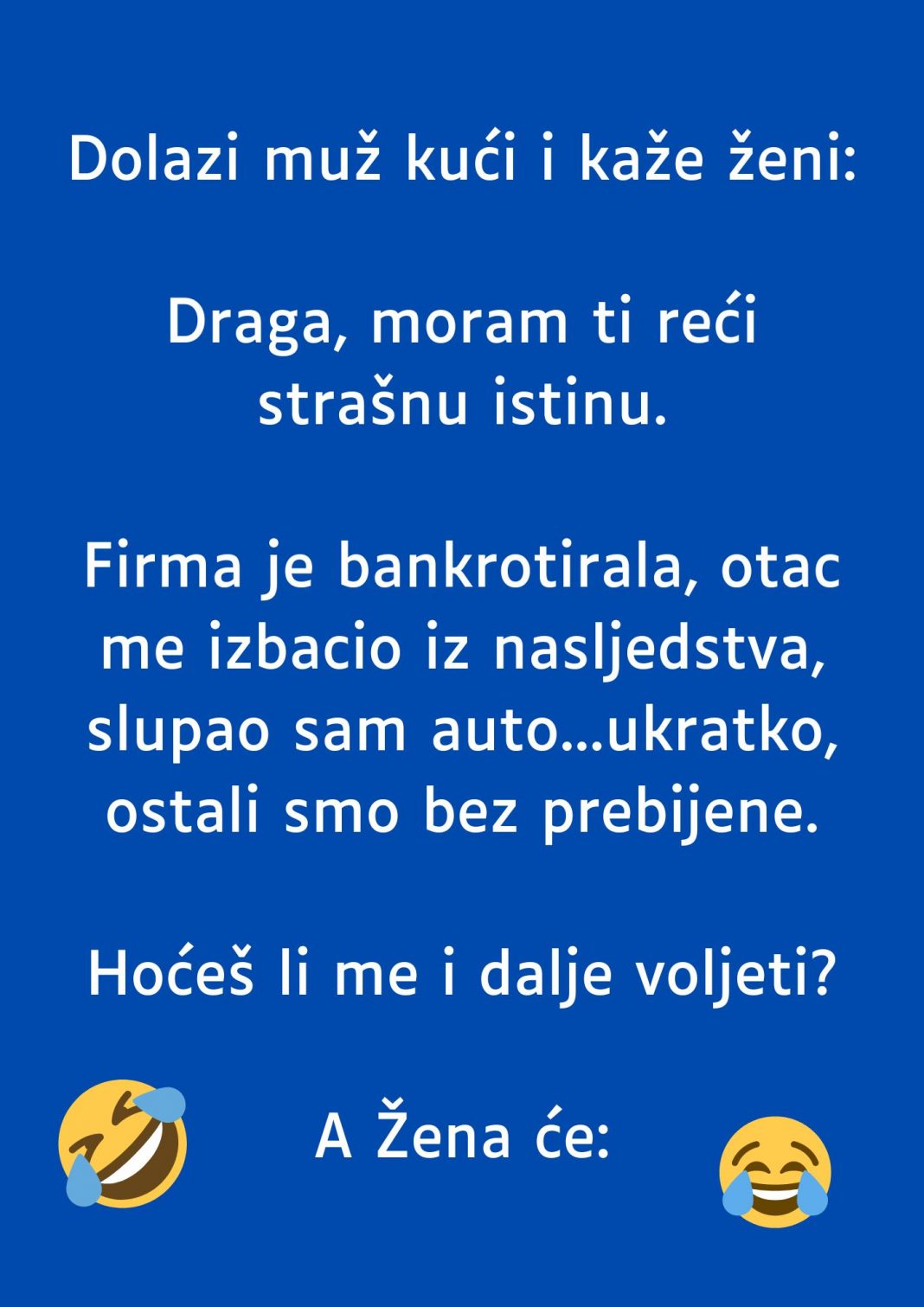 VIC DANA: Dolazi muž kući