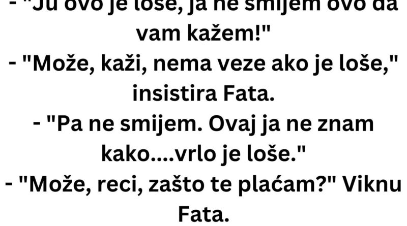 VIC DANA: Ode Fata kod gatare