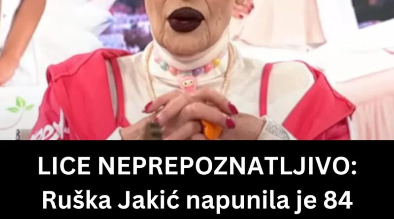 LICE NEPREPOZNATLJIVO: Ruška Jakić napunila je 84 godine, pa skinula šminku – da li biste joj rekli “Dobro jutro lutko”? OVAJ PRIZOR SE NE VIĐA ČESTO (FOTO)