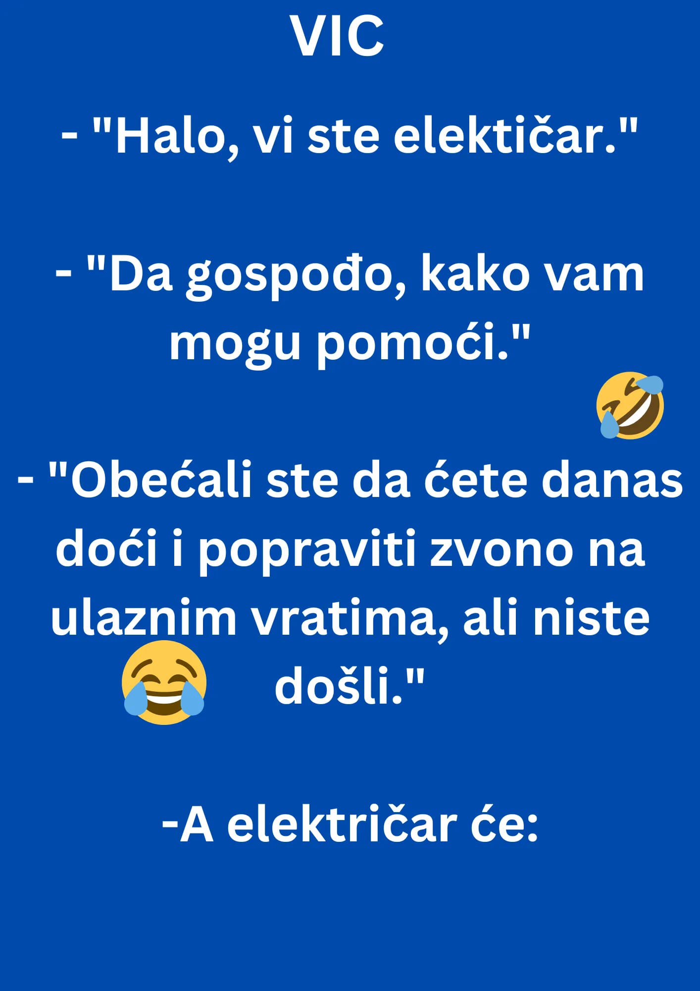 VIC DANA: Električar