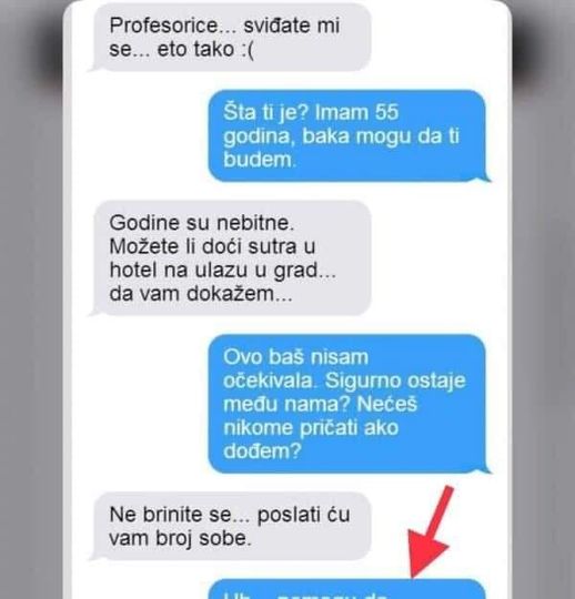 SVIĐA MI SE PROFESORICA (55), POSLAO SAM JOJ PORUKU, ALI NJEN ODGOVOR me ostavio u čudu: Ovo ni u najluđim snovima nisam očekivao, BRUKA!